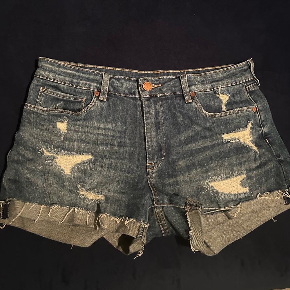 Blank NYC Ripped Denim Shorts